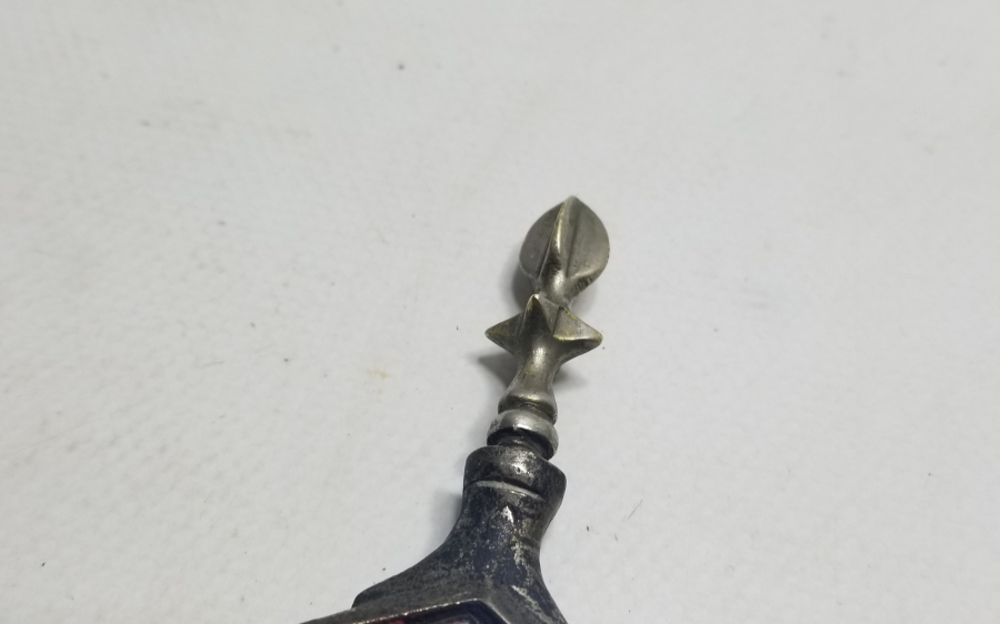 KABE-İ ŞERİF GÖRSELLİ ANTİKA MASA AYNASI