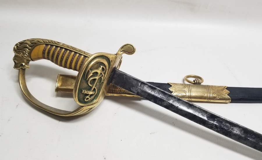 MORS DİŞİ SAPLI ÇOK NADİR OSMANLI DENİZCİ PAŞA KILICI