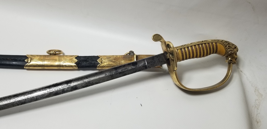 MORS DİŞİ SAPLI ÇOK NADİR OSMANLI DENİZCİ PAŞA KILICI