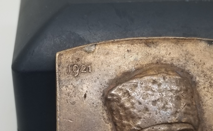 1921 ANKARA ANLAŞMASI GAZİ MÜŞİR MUSTAFA KEMAL PAŞA PLAKET MADALYA