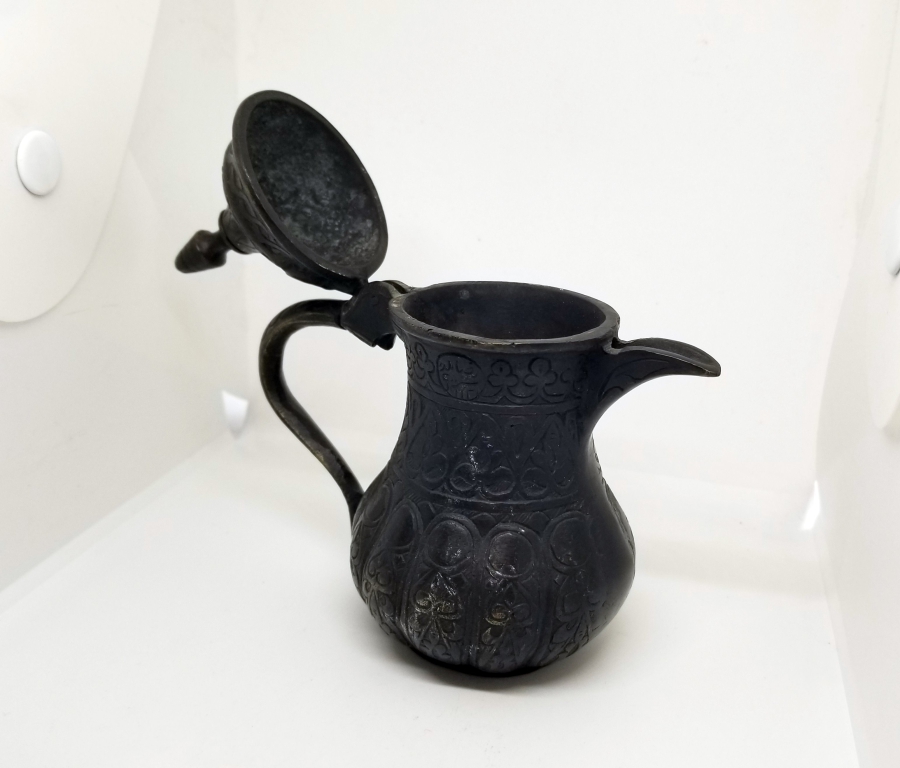 BRONZ DÖKÜM GAZİANTEP YAPIMI KAHVEDAN - MIRRA