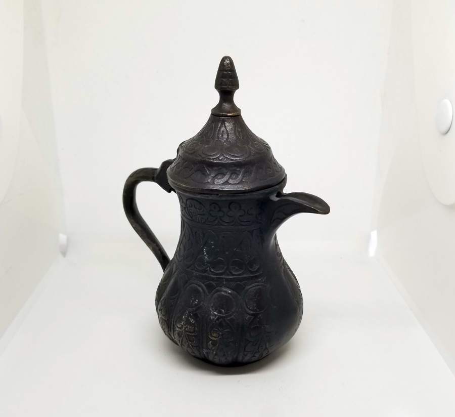 BRONZ DÖKÜM GAZİANTEP YAPIMI KAHVEDAN - MIRRA