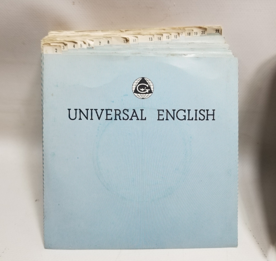 İNGİLİZCE ÖĞRENİMİ KONULU ANTİKA PLAK TAKIMI