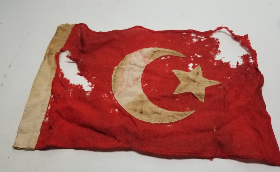 1. DÜNYA SAVAŞI DÖNEMİ NADİR TİPTE OSMANLI BAYRAK