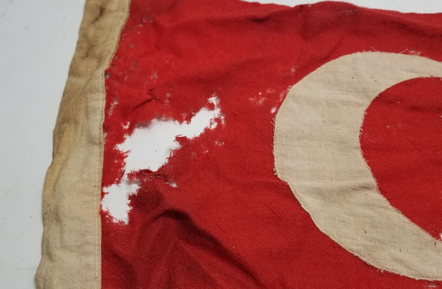 1. DÜNYA SAVAŞI DÖNEMİ NADİR TİPTE OSMANLI BAYRAK