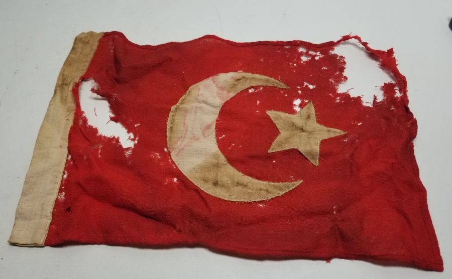 1. DÜNYA SAVAŞI DÖNEMİ NADİR TİPTE OSMANLI BAYRAK