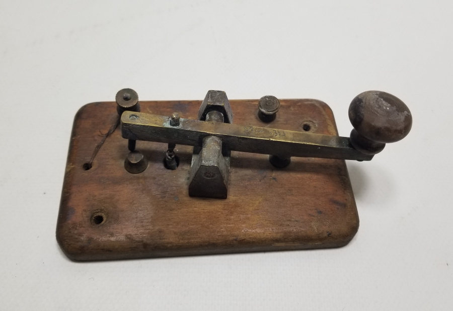 ÜZERİ BURSA YAZILI OSMANLI DÖNEMİ NADİR TİPTE TELGRAF MANİPÜLESİ