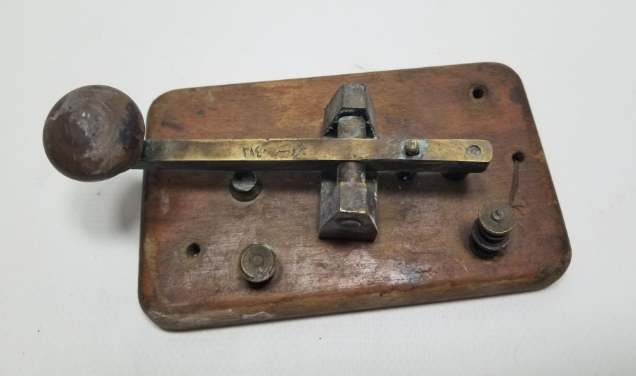 ÜZERİ BURSA YAZILI OSMANLI DÖNEMİ NADİR TİPTE TELGRAF MANİPÜLESİ