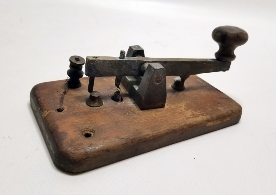 ÜZERİ BURSA YAZILI OSMANLI DÖNEMİ NADİR TİPTE TELGRAF MANİPÜLESİ