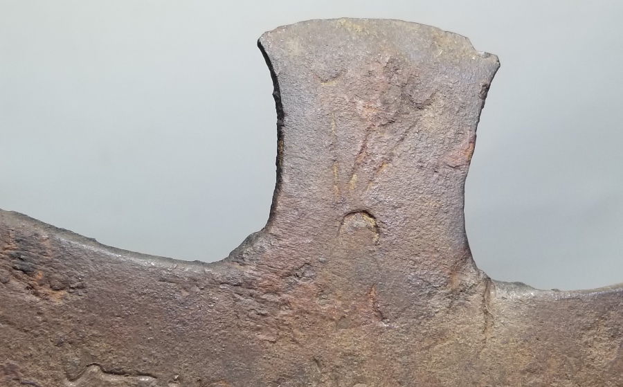 MEŞHUR BURSALI EMİN USTA YAPIMI NADİR TİPTE ÜZERİ OSMANLICA YAZILI BURSA İŞİ TIRPAN