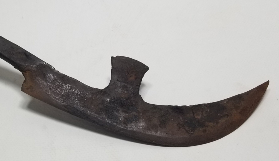 MEŞHUR BURSALI EMİN USTA YAPIMI NADİR TİPTE ÜZERİ OSMANLICA YAZILI BURSA İŞİ TIRPAN