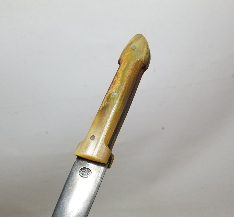 ÜZERİ TUĞRA FİGÜRLÜ USTA DAMGALI NADİR TİPTE OSMANLI ÇERKES KAMASI