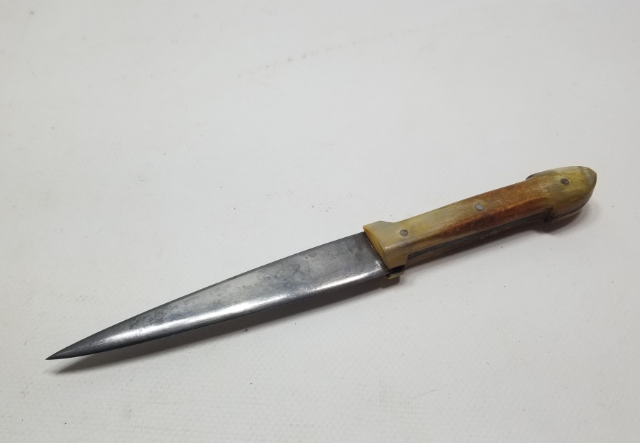 ÜZERİ TUĞRA FİGÜRLÜ USTA DAMGALI NADİR TİPTE OSMANLI ÇERKES KAMASI