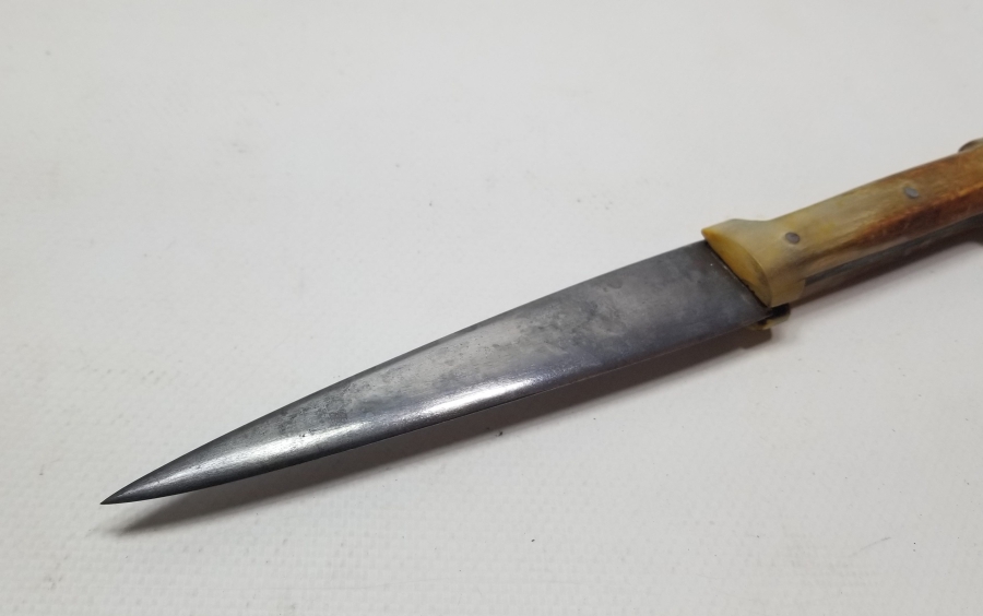 ÜZERİ TUĞRA FİGÜRLÜ USTA DAMGALI NADİR TİPTE OSMANLI ÇERKES KAMASI