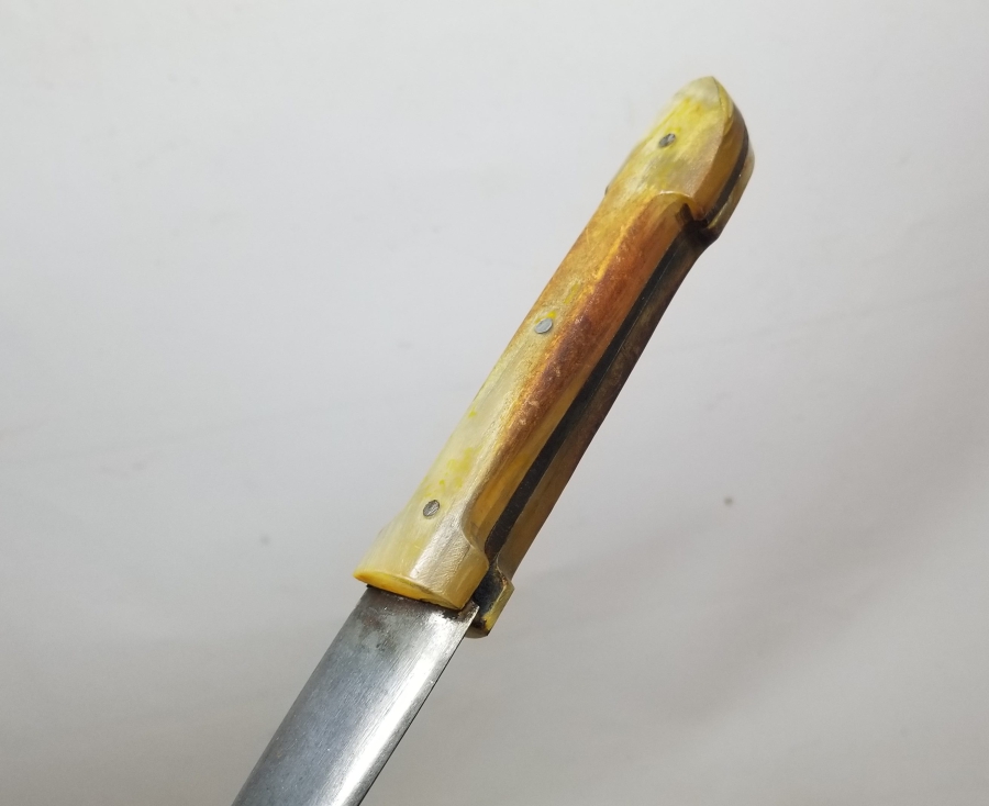 ÜZERİ TUĞRA FİGÜRLÜ USTA DAMGALI NADİR TİPTE OSMANLI ÇERKES KAMASI