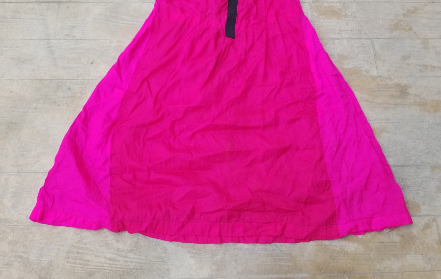 EL YAPIMI ANTİKA İPEKLİ YÖRÜK ELBİSESİ