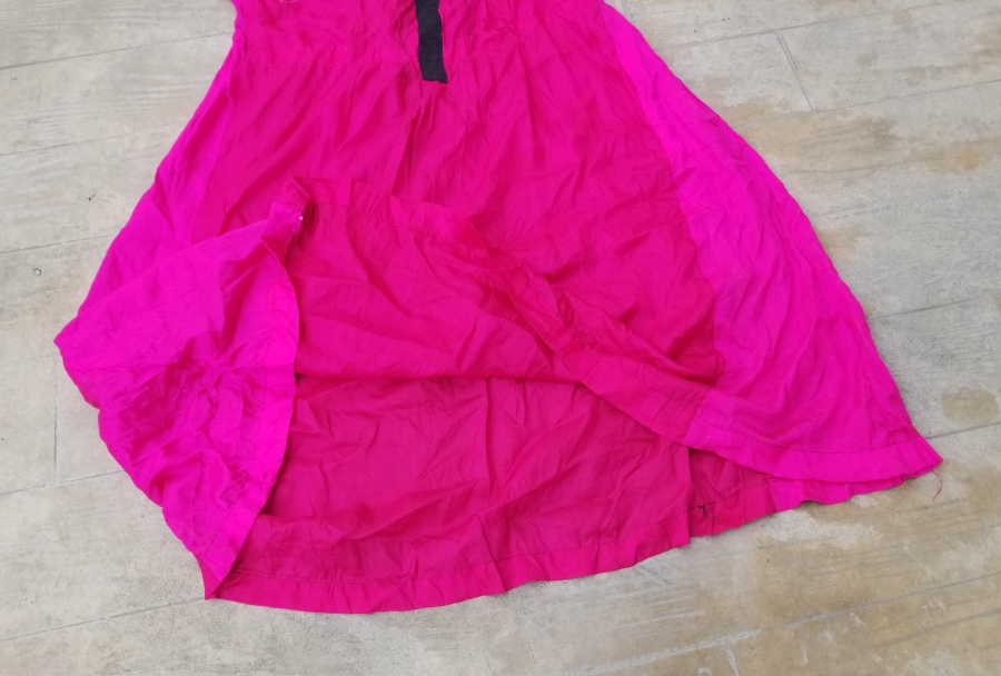 EL YAPIMI ANTİKA İPEKLİ YÖRÜK ELBİSESİ