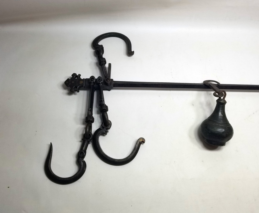 1888 TARİHLİ VE RUM USTA DAMGALI BÜYÜK BOY KANTAR