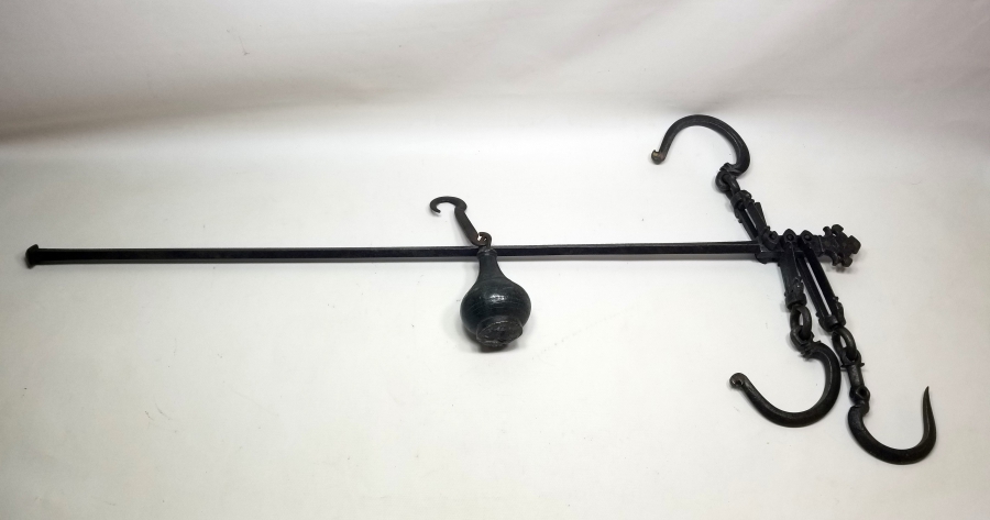 1888 TARİHLİ VE RUM USTA DAMGALI BÜYÜK BOY KANTAR