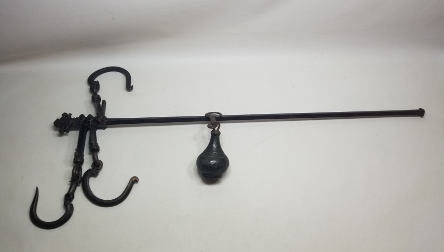 1888 TARİHLİ VE RUM USTA DAMGALI BÜYÜK BOY KANTAR