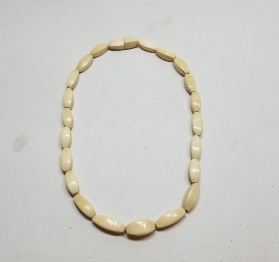 OSMANLI DÖNEMİ EL YAPIMI FİLDİŞİ GERDANLIK