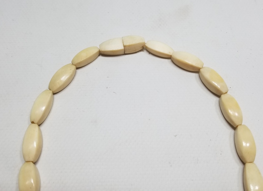 OSMANLI DÖNEMİ EL YAPIMI FİLDİŞİ GERDANLIK