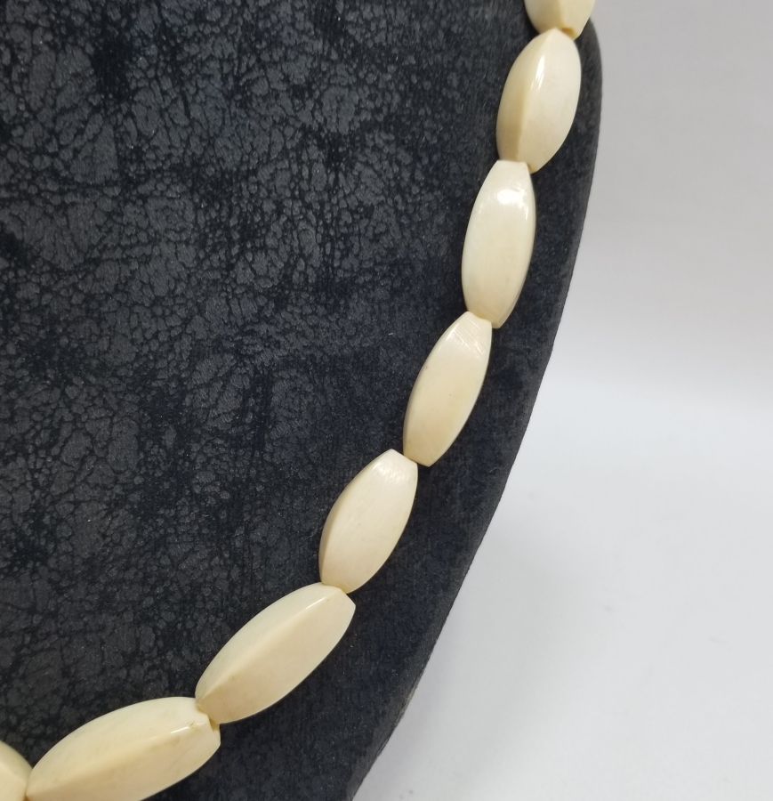 OSMANLI DÖNEMİ EL YAPIMI FİLDİŞİ GERDANLIK