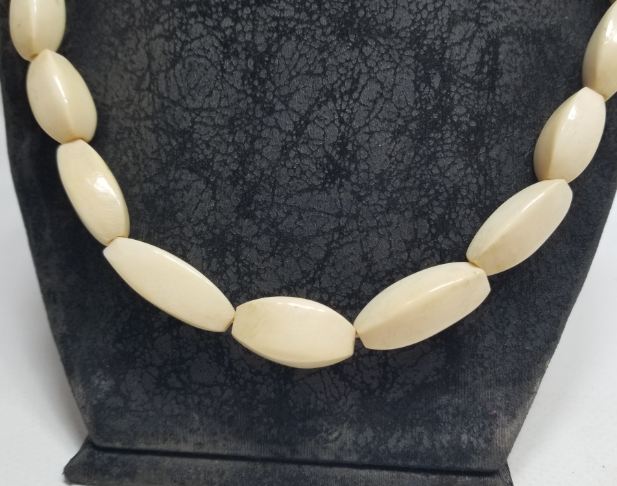 OSMANLI DÖNEMİ EL YAPIMI FİLDİŞİ GERDANLIK