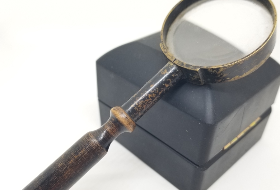 AHŞAP SAPLI OSMANLI DÖNEMİ SAHAF BÜYÜTECİ