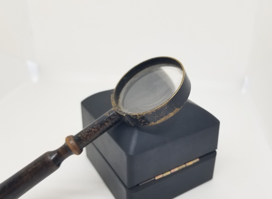 AHŞAP SAPLI OSMANLI DÖNEMİ SAHAF BÜYÜTECİ