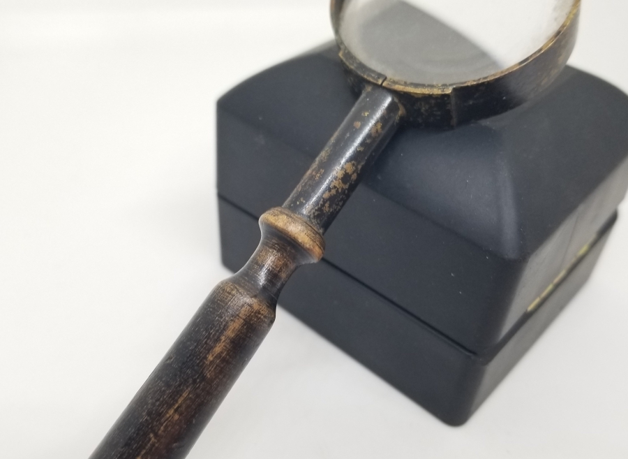 AHŞAP SAPLI OSMANLI DÖNEMİ SAHAF BÜYÜTECİ