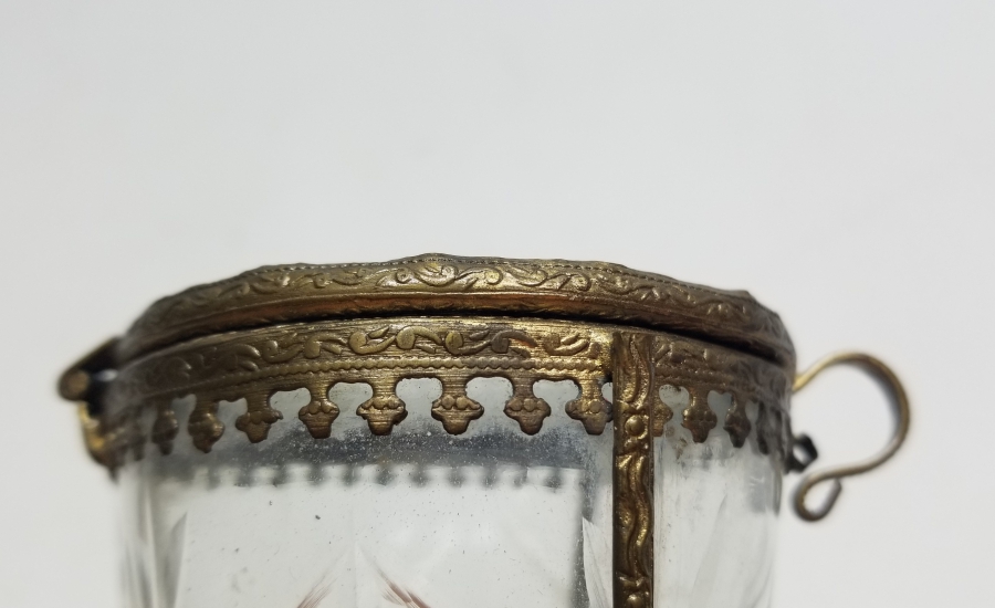 KRİSTAL CAMLI OSMANLI DÖNEMİ NADİR TİPTE SAKAL-I ŞERİF KUTUSU