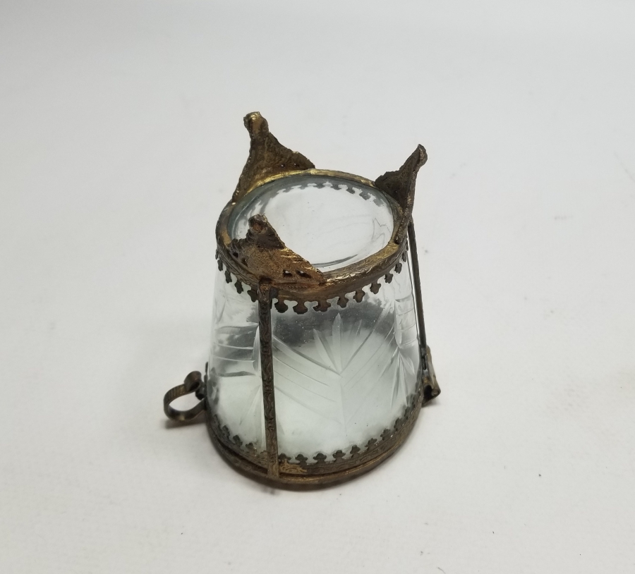 KRİSTAL CAMLI OSMANLI DÖNEMİ NADİR TİPTE SAKAL-I ŞERİF KUTUSU