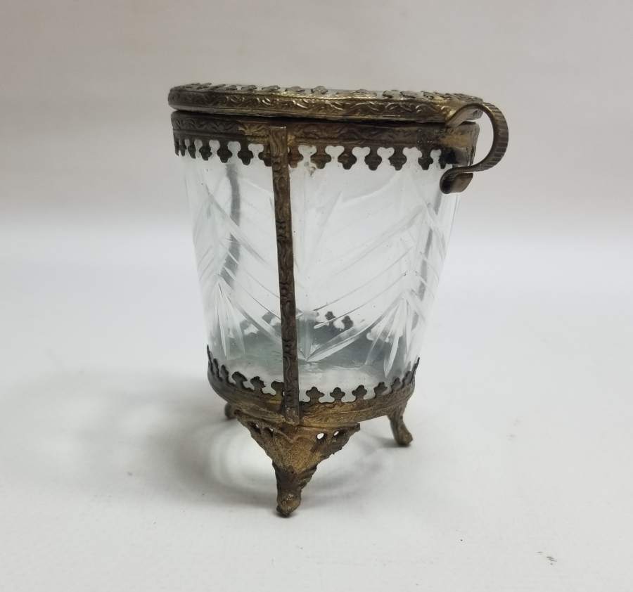 KRİSTAL CAMLI OSMANLI DÖNEMİ NADİR TİPTE SAKAL-I ŞERİF KUTUSU