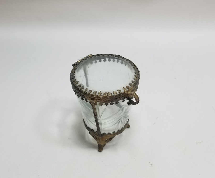 KRİSTAL CAMLI OSMANLI DÖNEMİ NADİR TİPTE SAKAL-I ŞERİF KUTUSU