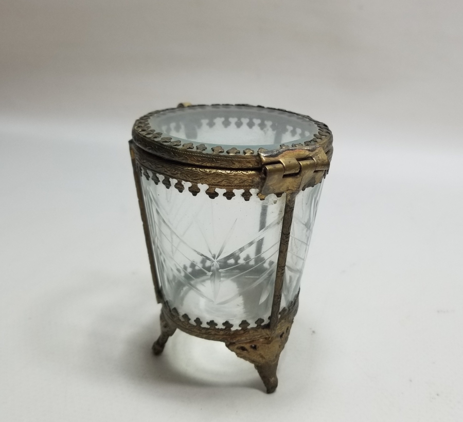 KRİSTAL CAMLI OSMANLI DÖNEMİ NADİR TİPTE SAKAL-I ŞERİF KUTUSU