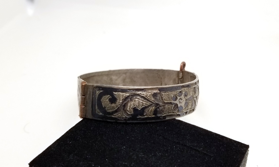 OSMANLI DÖNEMİ SAVATLI GÜMÜŞ VAN BİLEZİK