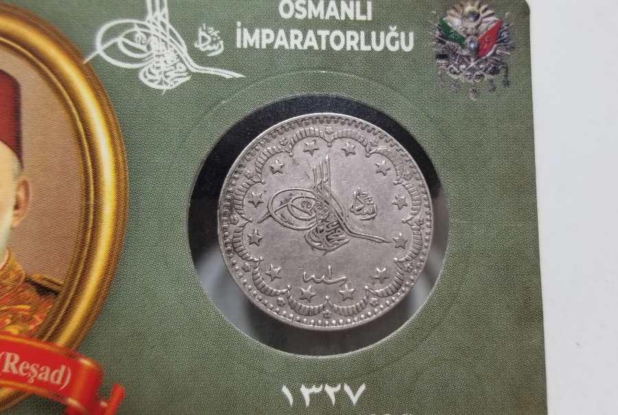 SULTAN MEHMET REŞAD HAN DÖNEMİ GÜMÜŞ 5 KURUŞ MECİDİYE