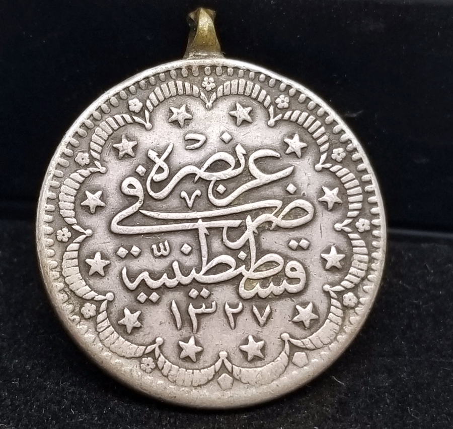 SULTAN MEHMET REŞAD HAN DÖNEMİ GÜMÜŞ 5 KURUŞ MECİDİYE