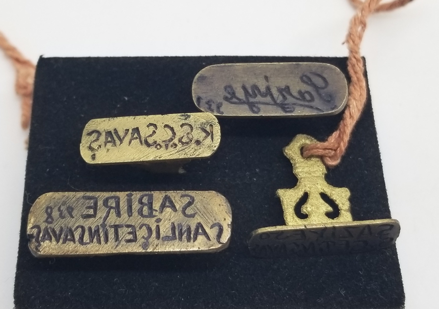 CUMHURİYET BAŞLARI EL KAZIMA ŞAHIS MÜHÜRLERİ LOTU