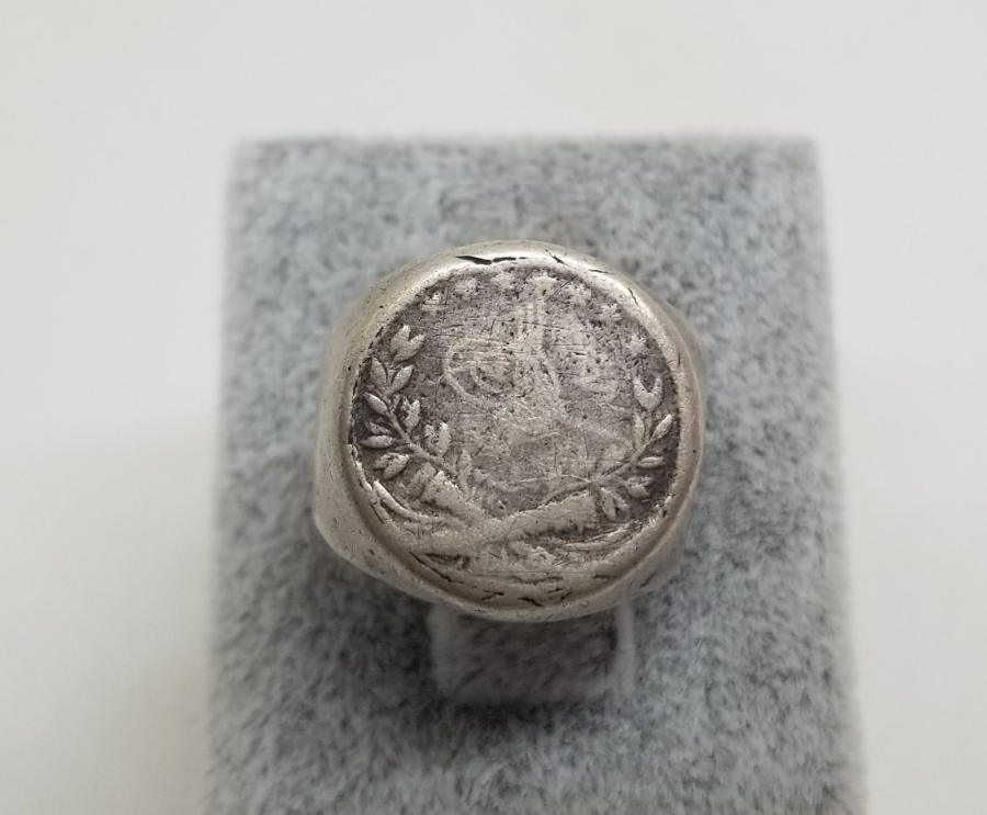 OSMANLI PARASINDAN YAPILMIŞ ÖZEL YAPIM GÜMÜŞ YÜZÜK