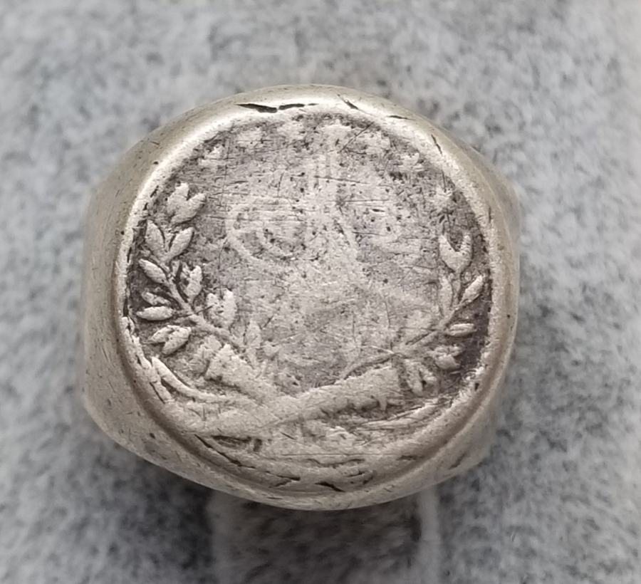 OSMANLI PARASINDAN YAPILMIŞ ÖZEL YAPIM GÜMÜŞ YÜZÜK