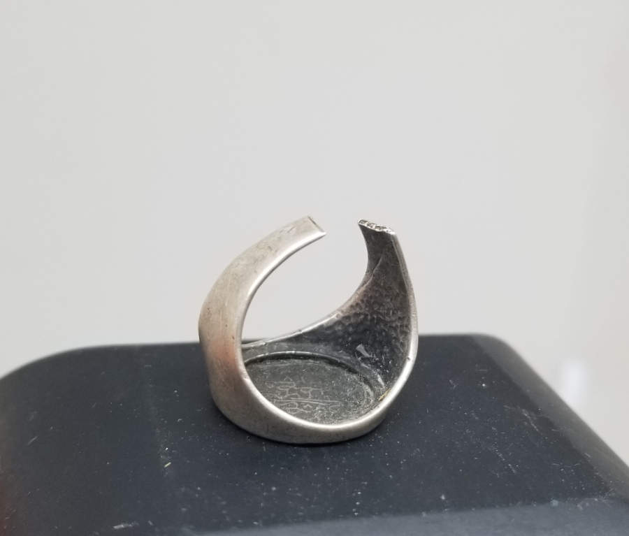 OSMANLI PARASINDAN YAPILMIŞ ÖZEL YAPIM GÜMÜŞ YÜZÜK