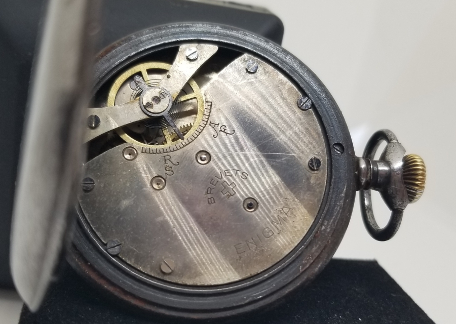 OSMANLI DÖNEMİ MENEVİŞ KASA KURMALI SUBAY CEP SAATİ