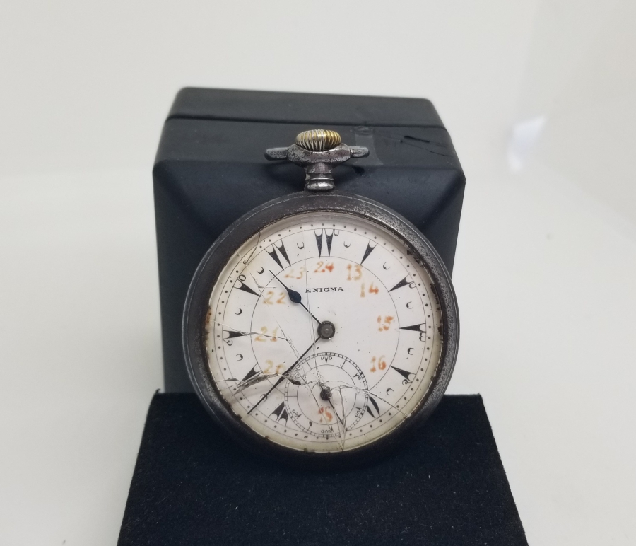 OSMANLI DÖNEMİ MENEVİŞ KASA KURMALI SUBAY CEP SAATİ