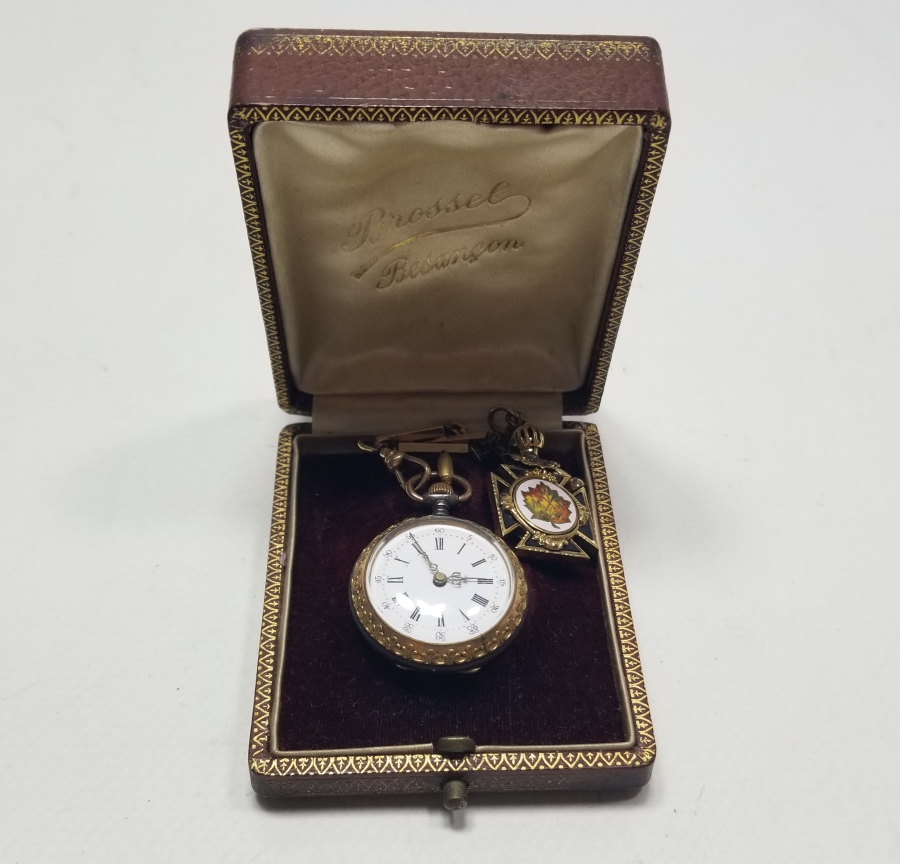 ORİJİNAL KÖSTEĞİ İLE ORİJİNAL KUTUSUNDA OSMANLI DÖNEMİ CEP SAATİ