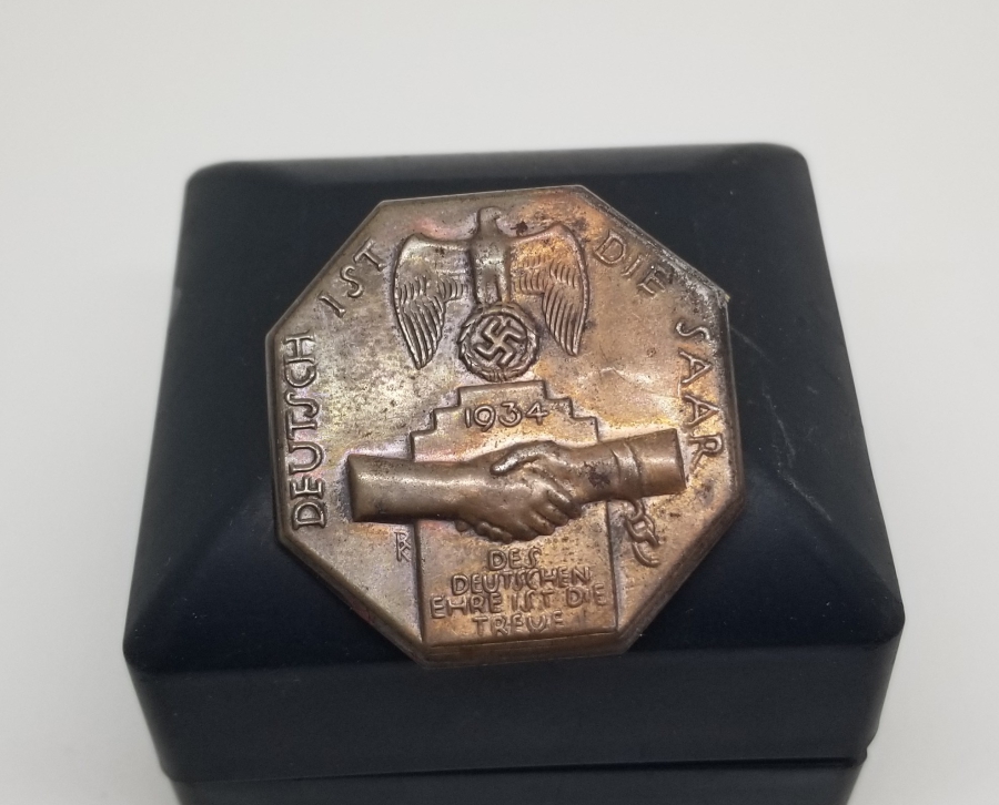 ALMAN NSDAP 1934 YILI PROPAGANDA ROZETİ