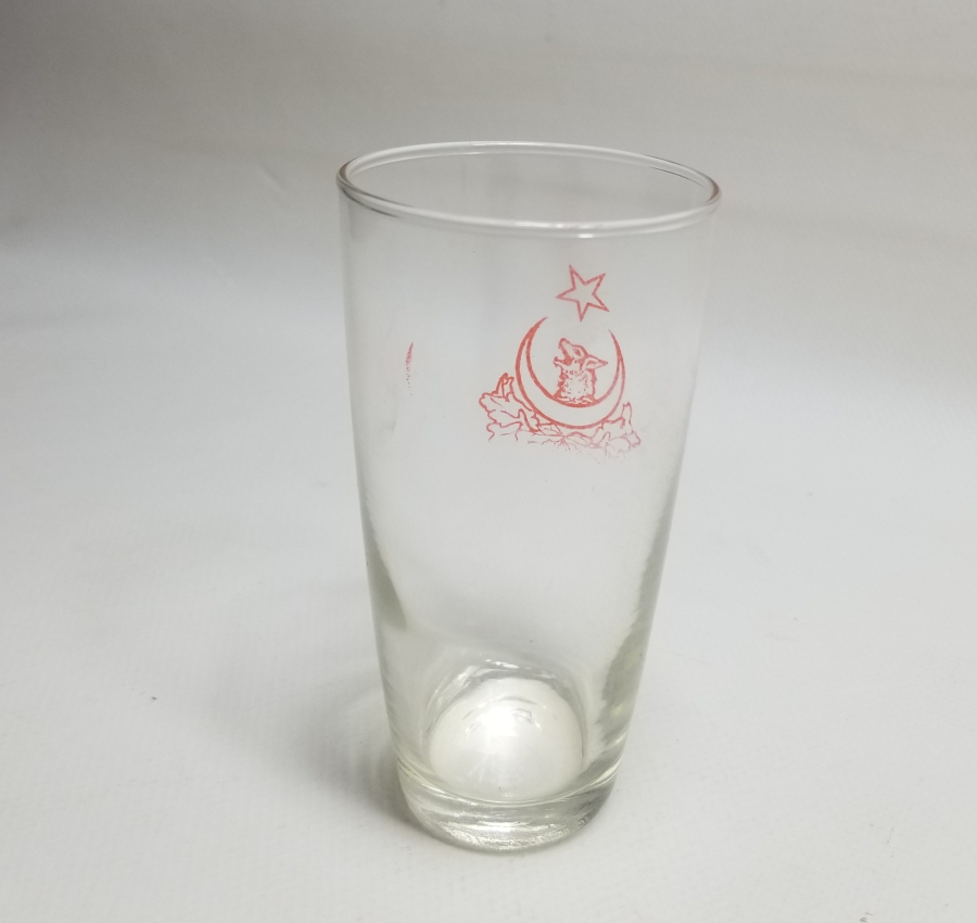 CUMHURİYET BAŞLARI ÇOK NADİR ÜZERİ BOZKURT VE AY YILDIZLI BARDAK