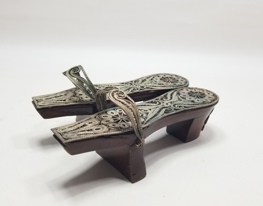 TELKARİ İŞÇİLİKLİ ANTİKA DEKORATİF NALIN - TAKUNYA