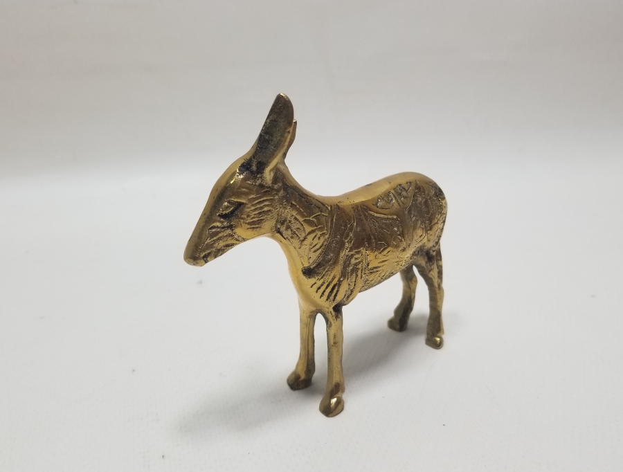 DEKORATİF MASAÜSTÜ PİRİNÇ HAYVAN FİGÜRÜ